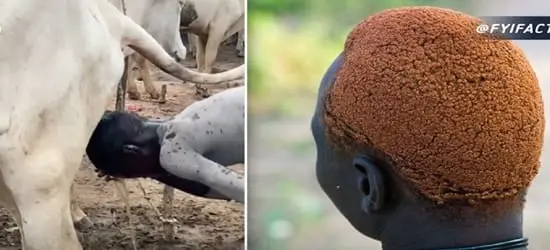 Begini Cara Radikal Mewarnai Rambut Yang Dilakukan Suku Mundari Di Sudan